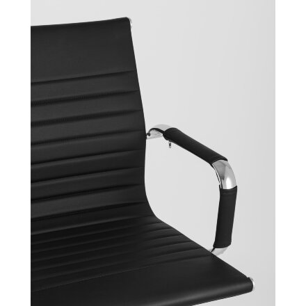 Кресло для посетителей TopChairs Visit черное 