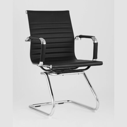 Кресло для посетителей TopChairs Visit черное 