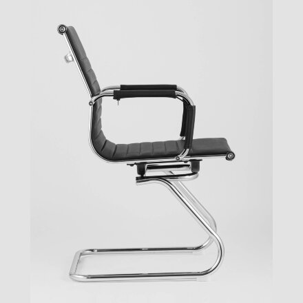 Кресло для посетителей TopChairs Visit черное 
