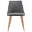 Стул на металлокаркасе Morgan dark gray / wood 