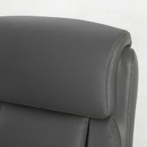 Кресло офисное BRABIX PREMIUM &quot;Level EX-527&quot;, пружинный блок, рециклированная кожа, серое, 531937
