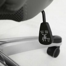 Кресло офисное BRABIX PREMIUM &quot;Level EX-527&quot;, пружинный блок, рециклированная кожа, серое, 531937
