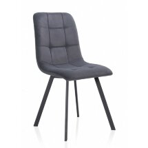 Стул на металлокаркасе Bruk dark gray