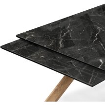Керамический стол Маре 200(260)х100х77 neodom titanium lawa nero / черный