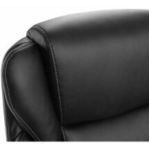 Кресло офисное BRABIX PREMIUM &quot;Rest EX-555&quot;, пружинный блок, экокожа, черное, 531938