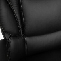 Кресло офисное BRABIX PREMIUM &quot;Rest EX-555&quot;, пружинный блок, экокожа, черное, 531938