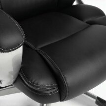 Кресло офисное BRABIX PREMIUM &quot;Rest EX-555&quot;, пружинный блок, экокожа, черное, 531938