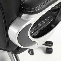 Кресло офисное BRABIX PREMIUM &quot;Rest EX-555&quot;, пружинный блок, экокожа, черное, 531938