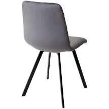 Стул DAIQUIRI BLUVEL-14 GREY, велюр М-City