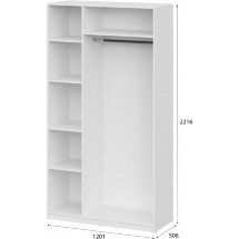 Шкаф Даиго 1200 меланж