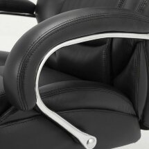 Кресло офисное BRABIX PREMIUM &quot;Pride HD-100&quot;, НАГРУЗКА до 250 кг, натуральная кожа, черное, 531940