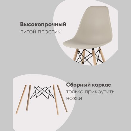 Стул Eames Style DSW белый x4 