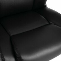 Кресло офисное BRABIX PREMIUM &quot;Solid HD-005&quot;, НАГРУЗКА до 180 кг, рециклированная кожа, черное, 531941