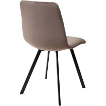 Стул DAIQUIRI BLUVEL-38 LATTE, велюр М-City