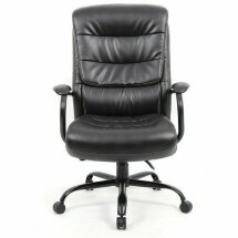 Кресло офисное BRABIX PREMIUM &quot;Heavy Duty HD-004&quot;, НАГРУЗКА до 200 кг, экокожа, черное, 531942