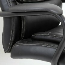 Кресло офисное BRABIX PREMIUM &quot;Heavy Duty HD-004&quot;, НАГРУЗКА до 200 кг, экокожа, черное, 531942