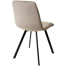Стул DAIQUIRI BLUVEL-40 BEIGE, велюр М-City