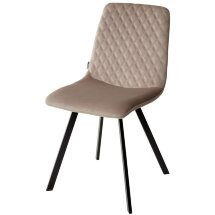 Стул DAIQUIRI BLUVEL-40 BEIGE, велюр М-City