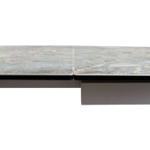 Стол BELLUNO 160 KL-170 MALACHITE, итальянская керамика/ белый каркас М-City