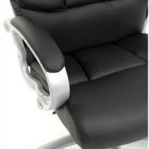 Кресло офисное BRABIX PREMIUM Blocks HD-008, НАГРУЗКА до 200 кг, экокожа, черное, 531944