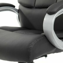 Кресло офисное BRABIX PREMIUM Blocks HD-008, НАГРУЗКА до 200 кг, экокожа, черное, 531944