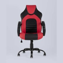 Игровое кресло Stool Group компьютерное TopChairs Racer Midi черно-красное геймерское