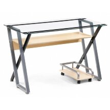 Офисная мебель Мебель Китая Gunar silver gray / clear glass
