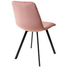 Стул DAIQUIRI BLUVEL-52 PINK, велюр М-City