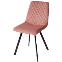 Стул DAIQUIRI BLUVEL-52 PINK, велюр М-City