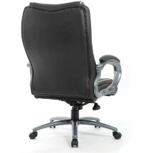 Кресло офисное BRABIX PREMIUM &quot;Strong HD-009&quot;, НАГРУЗКА до 200 кг, экокожа черная, ткань серая, 531945