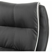 Кресло офисное BRABIX PREMIUM &quot;Strong HD-009&quot;, НАГРУЗКА до 200 кг, экокожа черная, ткань серая, 531945