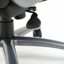 Кресло офисное BRABIX PREMIUM &quot;Strong HD-009&quot;, НАГРУЗКА до 200 кг, экокожа черная, ткань серая, 531945