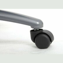 Кресло офисное BRABIX PREMIUM &quot;Strong HD-009&quot;, НАГРУЗКА до 200 кг, экокожа черная, ткань серая, 531945
