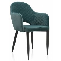 Стул на металлокаркасе Vener green