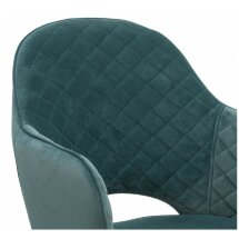Стул на металлокаркасе Vener green