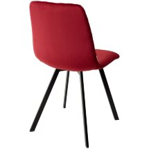 Стул DAIQUIRI BLUVEL-59 BERRY, велюр М-City