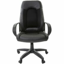 Кресло офисное BRABIX &quot;Strike EX-525&quot;, экокожа черная, ткань черная, TW, 531381