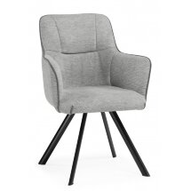 Стул на металлокаркасе Elis gray / dark gray / black