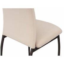 Стул на металлокаркасе Tod beige / black