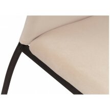 Стул на металлокаркасе Tod beige / black
