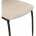 Стул на металлокаркасе Tod beige / black 