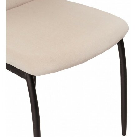 Стул на металлокаркасе Tod beige / black 