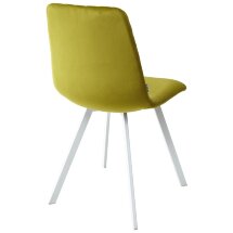 Стул DAIQUIRI BLUVEL-75 OLIVA / белый каркас, велюр М-City
