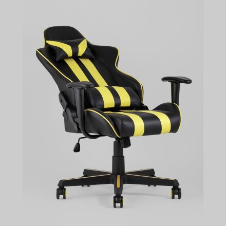 Игровое кресло TopChairs TopChairs Camaro желтое геймерское 