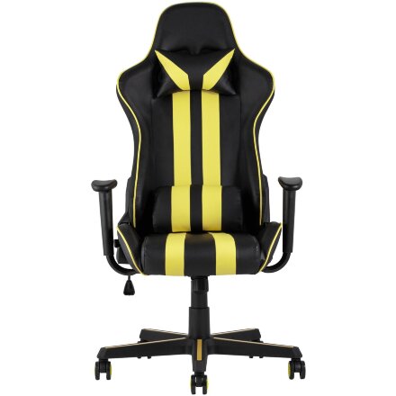 Игровое кресло TopChairs TopChairs Camaro желтое геймерское 