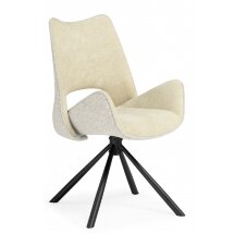 Стул на металлокаркасе Balaton 360 крутящийся beige / black