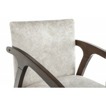 Стул деревянный Lono tobacco / light grey