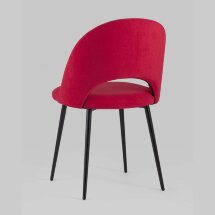 Стул Stool Group Ларго зеленый обивка велюр матовый ножки из металла цвет черный