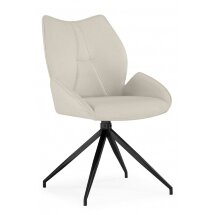 Стул на металлокаркасе Miranda 360 крутящийся beige / black