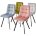 Стул CHILLI SQUARE BLUVEL-03 LIGHT GREY, велюр М-City 